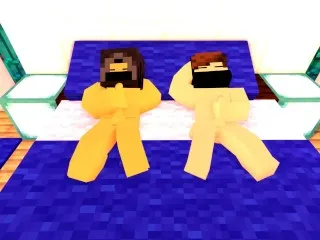 Gay Bros Masturbate Together in Minecraft - Hardcore Fun