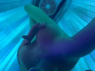 Sunbathing Area: Sensual Masturbation & Nipple Play