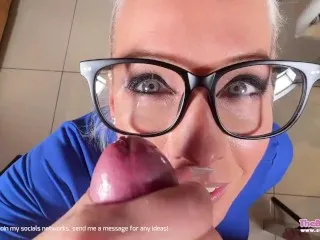 Deepthroat Cumshot Eye After Sex Blowjob