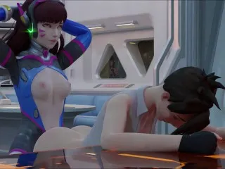 DVA, TRACER - Doggy Style Rough Sex