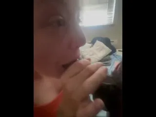 Hot Daddy Blows Load on Face