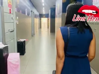 Bogota Mall Public Vibe Play💦 - My Friend Fucks My Toy