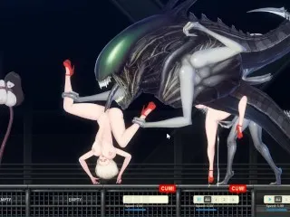 Alien Giant Hentai - Project Eve Animation 2B