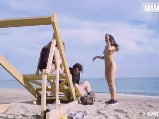 Frida Sante Takes Boyfriend's Dick at Beach - Hardcore Scene