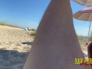 Sexy Pair's Nude Beach Orgy - Caught on Cam!