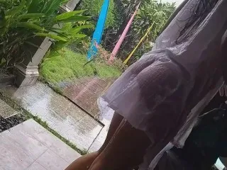 Public Nudity Fetish: Wet Dress Flashings Among Bungalows