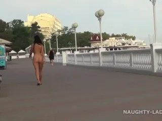 Public Nudity: Sexy Seaside Exposure