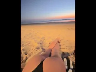 Public Beach Blowjob - Romantic, Passionate Sex - Tuga 🔥