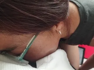 Sucking her off: 👅 Loves it