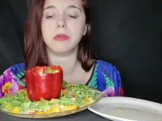 ASMR Mukbang: Massive Feederism Porn