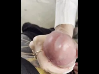 Grandma's Wild Testicle Sperm Extraction