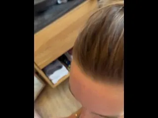 Hardcore Bathroom Cumshot