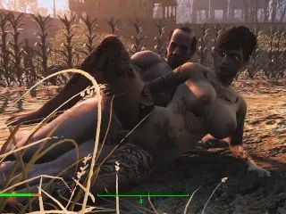 Tattooed Women in Fallout - Intense Sex Scene (PC)