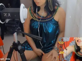 Cleópatra's ASMR 3Dio Cosplay Cums Goazando Hot