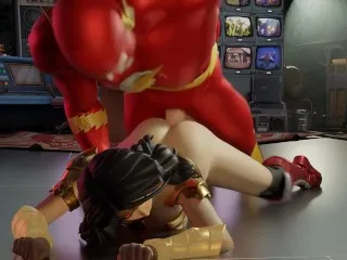 Wonder Woman Flash Fast Pounding