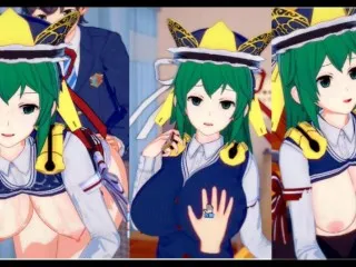 【EROTIC ANIME】 Touhou Tenshi Hinanawi 3D Animation (Hentai Game Koikatsu)