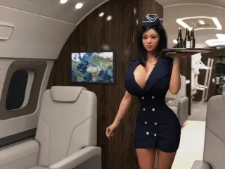 Rich Bizman Fucks Flight Attendants on Private Jet