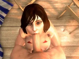 Big Boobs Pov Blowjob - Elizabeth BioShock