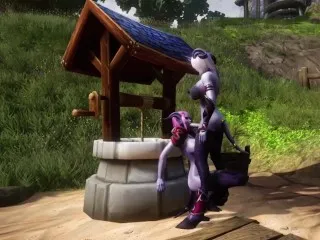 Futa-Draenei Fucks at Wishing Well - Warcraft Parody