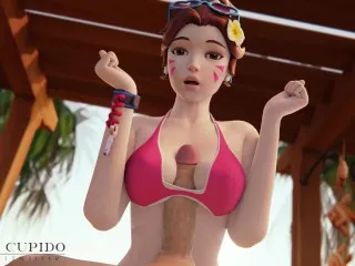 Magic Tits Beach Orgasm [Overwatch, GrandCupid]