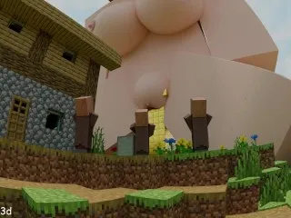 Giant Dick System: Jenny's Villager Orgy