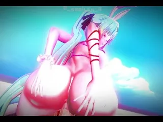 Hatsune Miku Bunny Return - DECO*27 XXX Scene