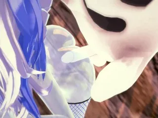 Halloween Night: Boo Ghost Fucks Phantasma - Hentai Sex