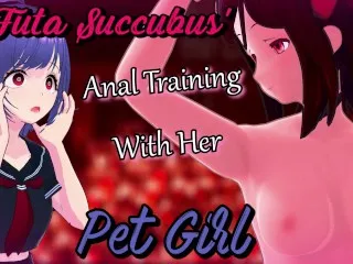 [Anal Training: Futanari Domme Fucks Her Pupil]