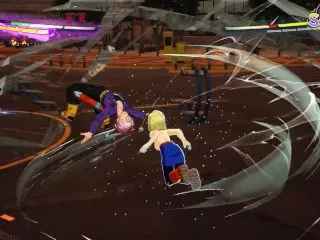 Android 18 Topless Battle vs Future Trunks - Tomboy Edition