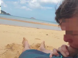 Sunny's Beach Blowjob - Intense Love