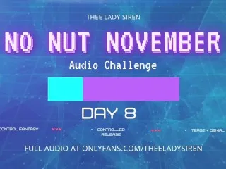 Nut-Free Nov 8th Pornstar Audio Challenge