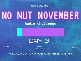 Nut-Free Nov 3rd: Audio Challenge