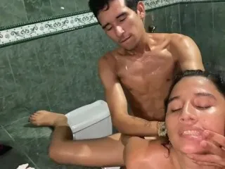 Stepmom Washes Bath, Allows Son to Bathe - Hot Scene, Wants More