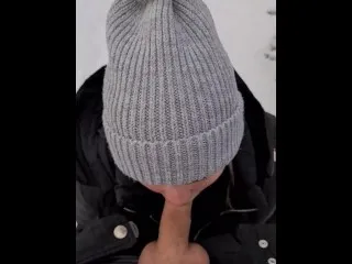 Snowy Quickie Blowjob by Anthony Jonezs