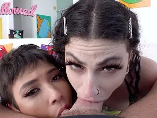 Brooklyn Gray & Lydia Black - Deepthroat Cocks