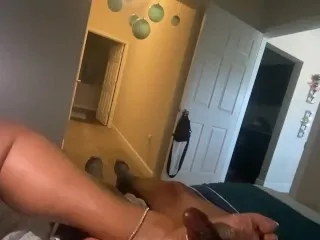 Ebony Footjob by White French Star
