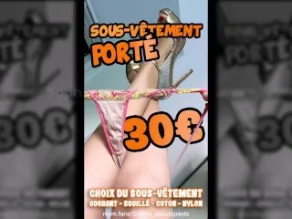 Sophie Finely's Used Panties - Sells for €30 ($35 USD) 👙