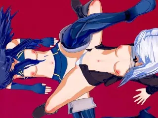 Lucina x Robin Scissors 3D Animated Hentai