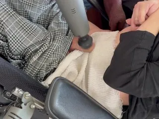 Quadriplegic Orgasms in Wheelchair - Caregiver's Skillful Act