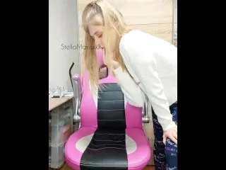 Sunny Blondy on Magic Chair, Naked Teen TikTok