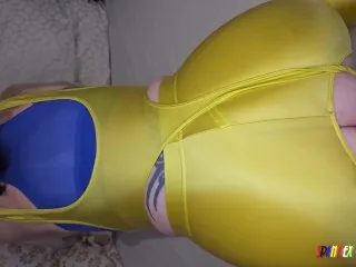 Spandex Queen Hardcore Blowjob & Creamy Finish