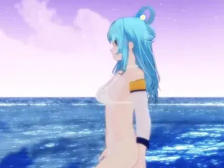 Aqua x MMD R18 - Sexy, KonoSuba's Hot Scene Walk