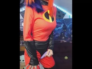 Mrs. Incredible's Hot Suit Orgasm - Full Video