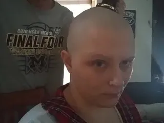 Schoolgirl Shaves Head - Rough Action