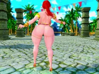 THICC Cammi Skyrim Dance Beach Heat