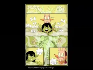 Goblins Cartoon Comic Porn - Hotspring Orgy