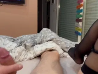 Porn Star Cums Watching XXX Movie