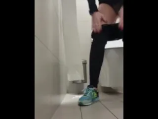 Gym Toilet Sex - Secret Action Behind Locked Doors