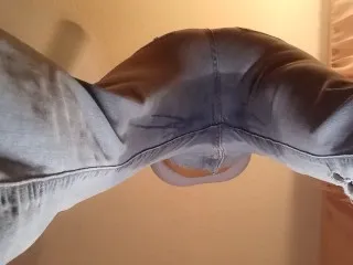 Blonde Teases POV With Jeans Peeing ASMR