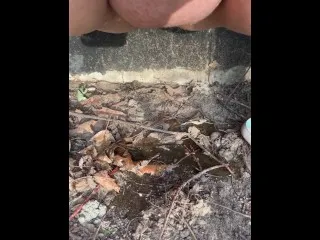 Hardcore Pee Play in Dirt